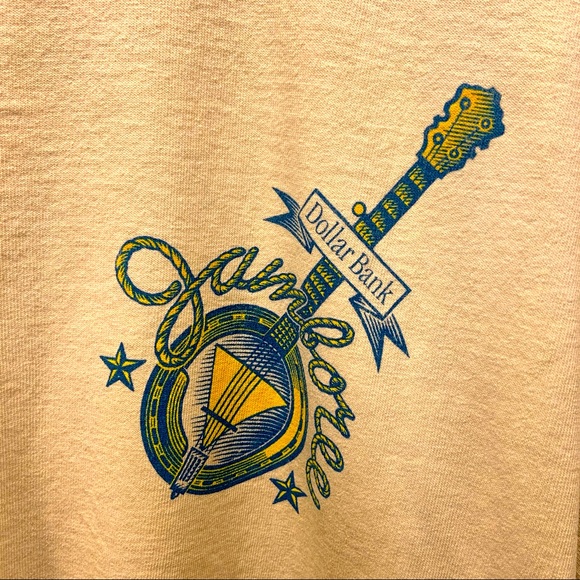 XL. VINTAGE DOLLAR BANK ‘99 JAMBOREE STAFF TEE FADED/YELLOWED - Picture 2 of 5